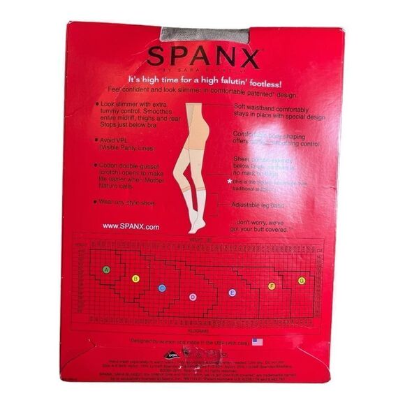 Spanx High-Falutin’ Footless High waist Pantyhose - Picture 2 of 4